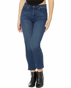 Madewell Mid-Rise Stovepipe Jeans in Dahill Wash