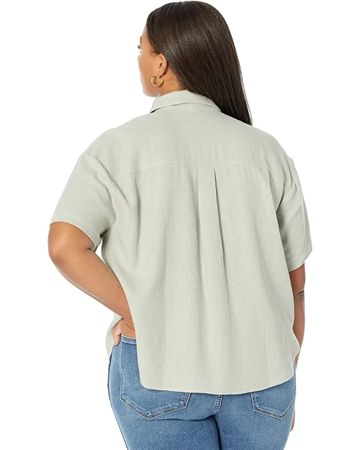 Madewell Shirts & Tops Plus Breezewoven Beachside Shirttail Top 2 Madewell Shirts & Tops Plus Breezewoven Beachside Shirttail Top - Image 2