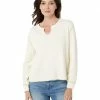 Madewell Shirts & Tops Waffle Split-Neck Crop Tee