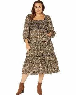 Madewell Dresses Embroidered Midi Dress in Cottage Garden