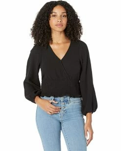 Madewell Shirts & Tops Lightspun Julianne Smocked-Waist Top