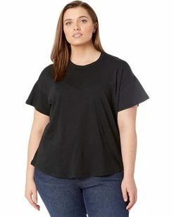 Madewell Shirts & Tops Plus Whisper Cotton Rib Crew Neck Tee -Madewell Shop 81z9kdNlmTL. AC SR736920