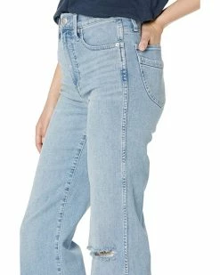 Madewell Tall 11" High-Rise Flare Jeans in Eversfield Wash: Knee-Rip Edition -Madewell Shop 912BmsVadQL. AC SR736920