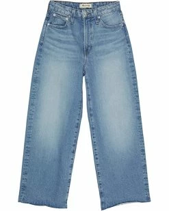 Madewell Jeans The Curvy Perfect Vintage Wide-Leg Crop Jean in Catlin Wash
