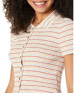 Madewell Sweaters Barbrook Button-Front Sweater Polo in Stripe 6 Madewell Sweaters Barbrook Button-Front Sweater Polo in Stripe -Madewell Shop 917z4sOGNaL. AC SR736920