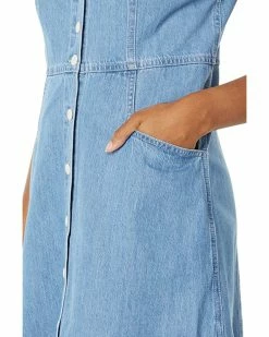 Madewell Dresses Denim Puff-Sleeve Mini Dress in Dawnshire Wash -Madewell Shop 919SyobKKjL. AC SR736920