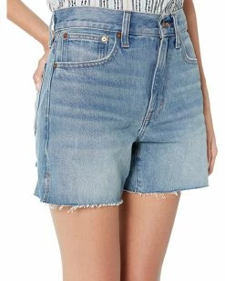 Madewell Relaxed Mid-Length Denim Shorts in Kelton Wash -Madewell Shop 91KCOwSHGWL. AC SR736920