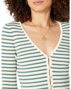 Madewell Sweaters Carmon Crop Cardigan Sweater in Stripe -Madewell Shop 91aGZ156j8L. AC SR736920