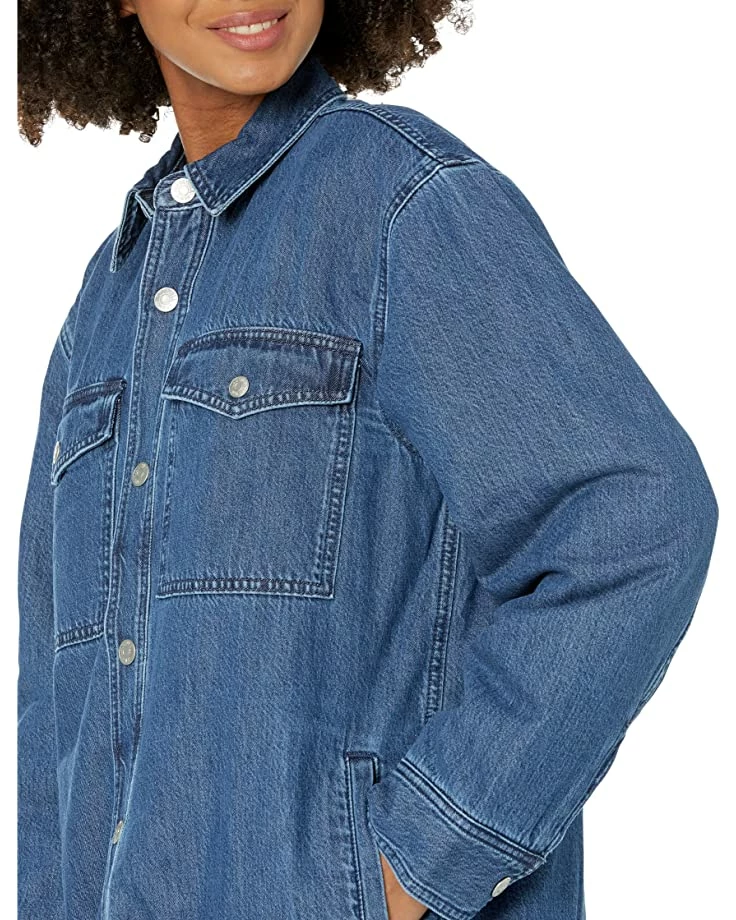 Madewell Coats & Outerwear Quilted-Lining Denim Shirt-Jacket 3 Madewell Coats & Outerwear Quilted-Lining Denim Shirt-Jacket - Image 3