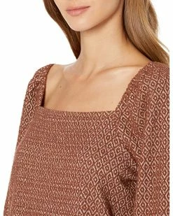 Madewell Shirts & Tops Jacquard Puff-Sleeve Button-Front Crop Top -Madewell Shop 91lQ5aJGQML. AC SR736920