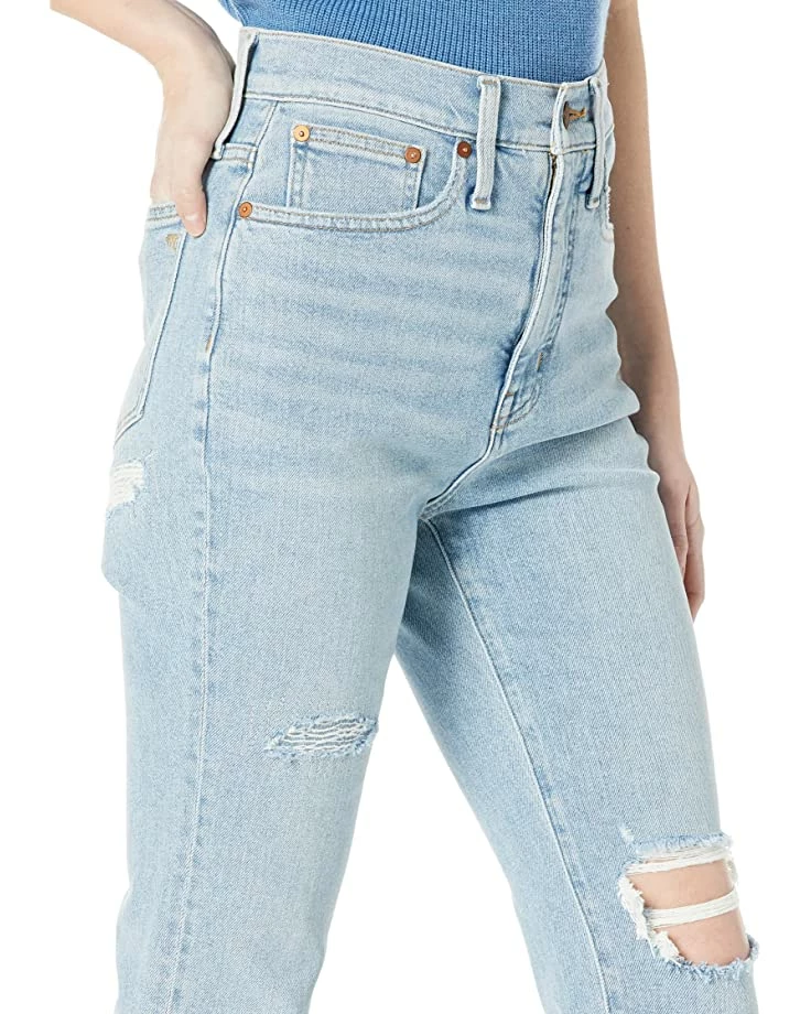 Madewell Jeans The Momjean in Ellendale Wash: Raw-Hem Edition 3 Madewell Jeans The Momjean in Ellendale Wash: Raw-Hem Edition - Image 3